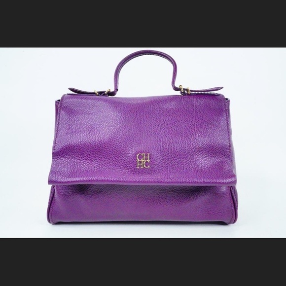 🔥🔥Carolina Herrera caviar leather satchel like new - Picture 2 of 11